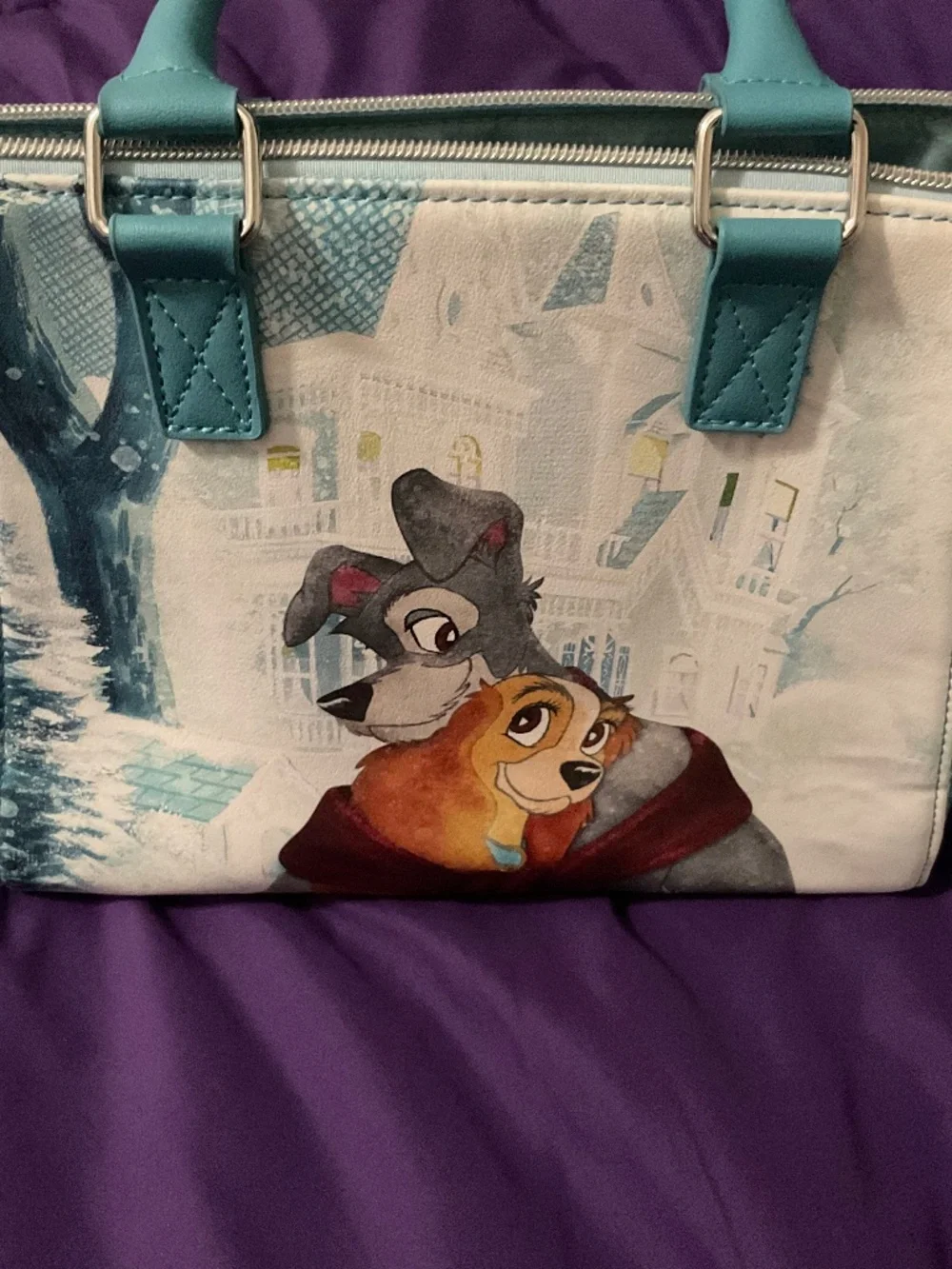 Loungefly satchel Lady and the Tramp